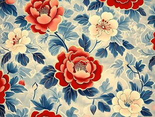 中式花卉图案 古典风纹样