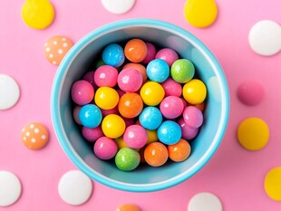 彩糖盈碗 甜蜜视觉盛宴