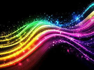 炫彩动感光线背景图