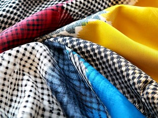 多彩多样的精美布料展示