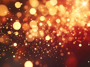 梦幻金色光斑背景特效