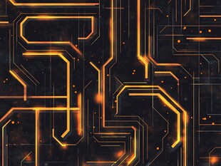 科技感电路背景图案