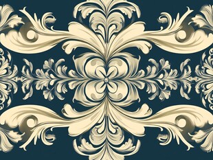 复古奢华欧式花纹图案