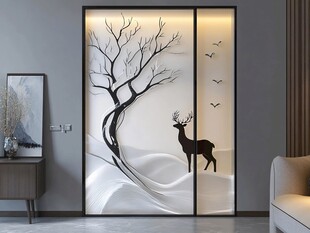 中式艺术移门 静谧自然风