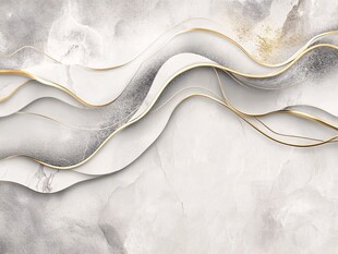 灰白金流线大理石纹理背景