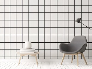 简约几何风室内休闲一角