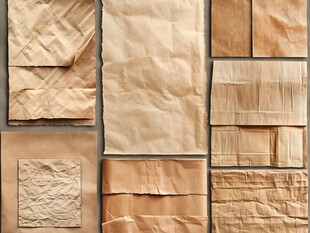 复古褶皱纸张素材集合