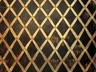 黑金菱形格纹复古金属背景