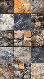 多样石材质感纹理拼接图