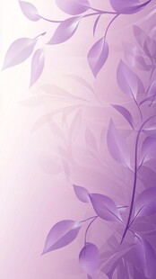 梦幻紫色枝叶背景图