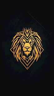 金色雄狮标志设计