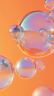 梦幻炫彩泡泡图