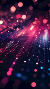 梦幻炫彩科技光影背景图