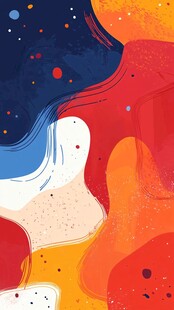 抽象多彩流体艺术背景图