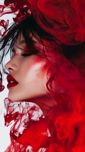 红颜如梦 红色魅力妆容