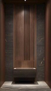 现代简约风电梯间内景