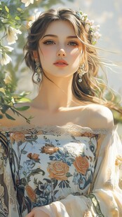 花漾少女 尽显优雅气质