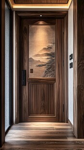 中式入户门 尽显雅致韵味