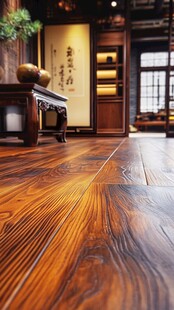 复古中式风格的实木地板