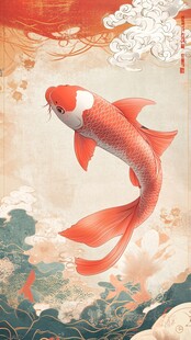 国风锦鲤图 祥瑞满乾坤