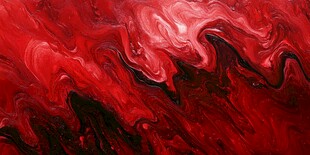 红色流体艺术纹理背景