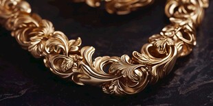 华丽金项链 尽显奢华质感