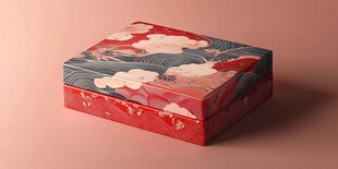 中式风花纹精美礼品盒