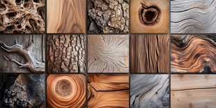 多样木材纹理精彩呈现
