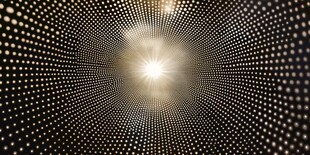 璀璨光点构成的梦幻隧道