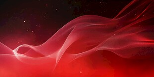 红色动感飘逸烟雾背景图