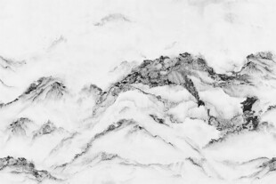 富春山居山水石纹