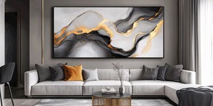 现代客厅抽象艺术挂画装饰