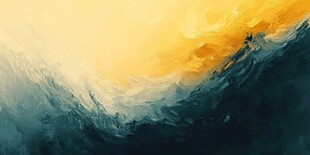 抽象海洋风景艺术画作