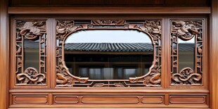 中式木雕门窗尽显古典韵味