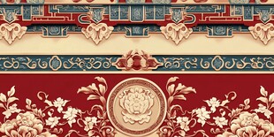 中式古典花纹装饰图案