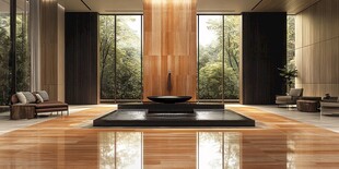 现代简约风宽敞明亮客厅