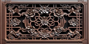 中式雕花窗棂 古韵十足