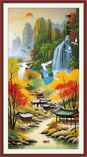 玄关山水画