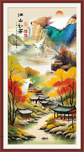 玄关山水画