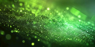 绿色科技动感数据背景图