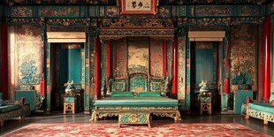 中式宫廷风华丽帝王宫殿