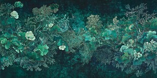 翠绿繁茂的植物景观