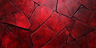 红色破碎纹理墙面背景