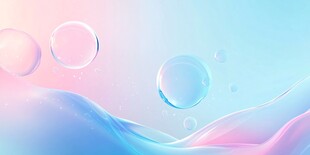 梦幻渐变气泡流体背景