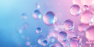 梦幻气泡 绚丽色彩背景