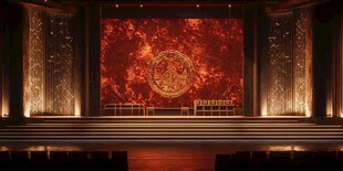 华丽中式舞台场景展示