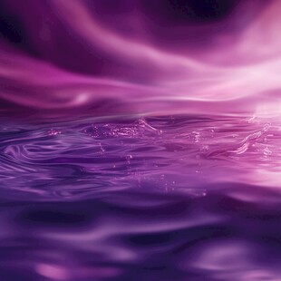 梦幻紫调水面光影纹理
