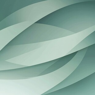 淡绿色抽象曲线背景图