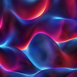 炫彩动感波浪抽象背景图