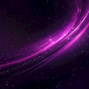 梦幻紫色星空光带背景